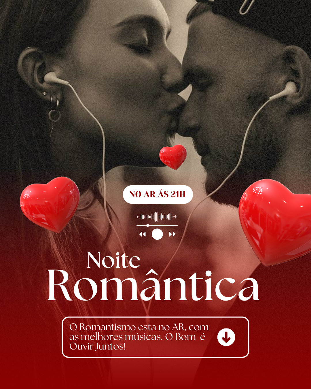 Noite Romântica, o Romântismo esta no Ar.